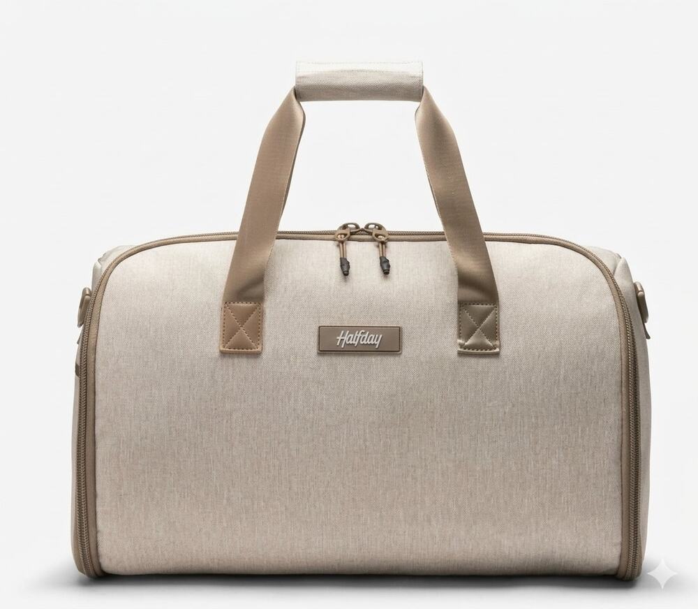 Halfday Garment Duffel Weekender Convertible Bag 40L Stone Gray NEW